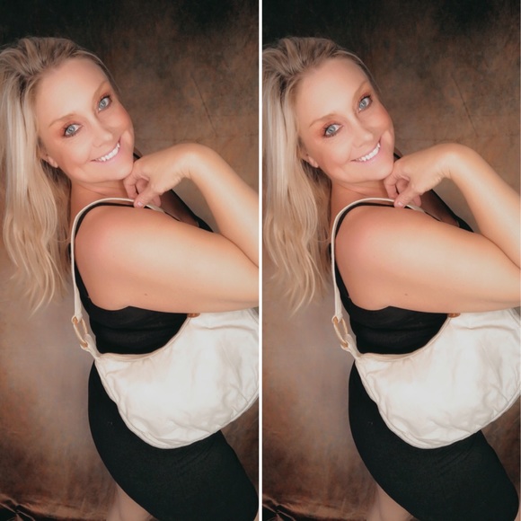 Vintage Tan & Gold Handbag - Picture 2 of 14